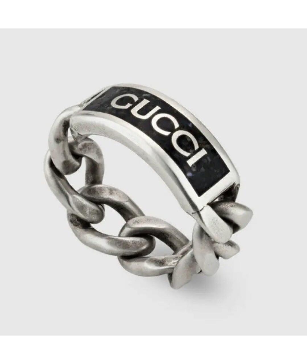 GUCCI Серебряное серебряное кольцо, фото 6