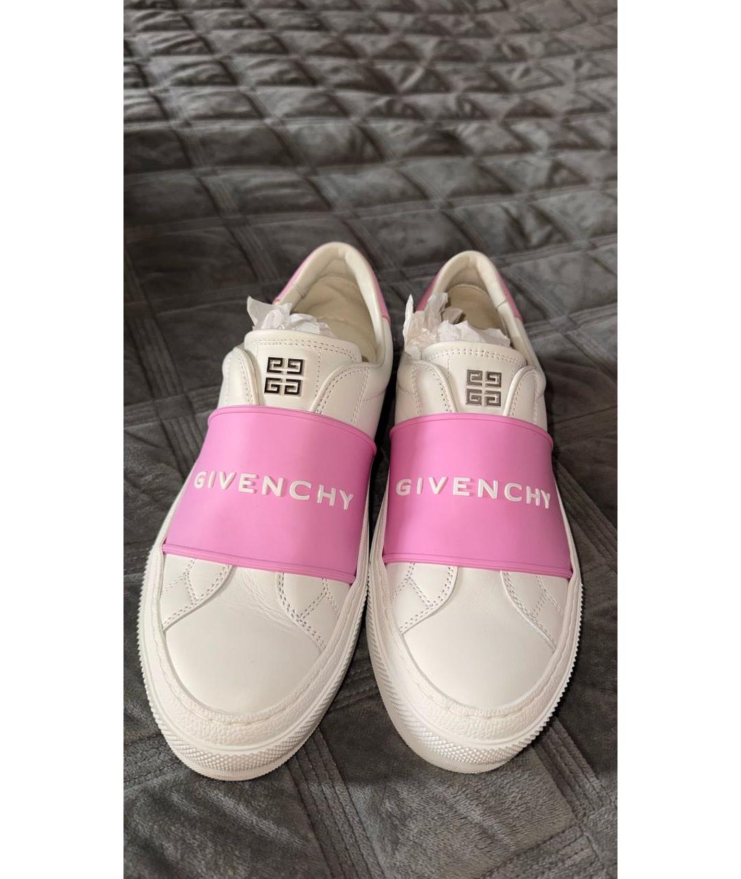 GIVENCHY Белые кожаные кеды, фото 2