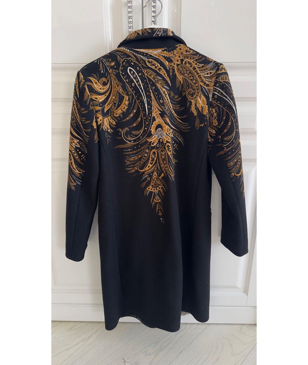ETRO Черное шерстяное пальто, фото 2