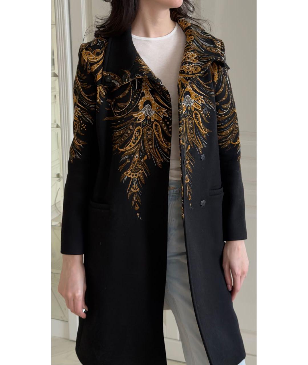 ETRO Черное шерстяное пальто, фото 7