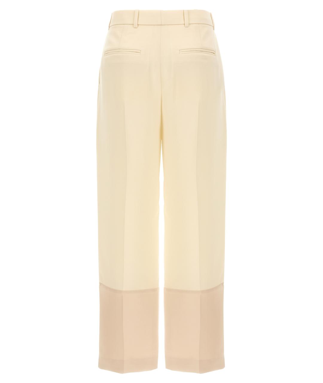 TORY BURCH Белые прямые брюки, фото 1