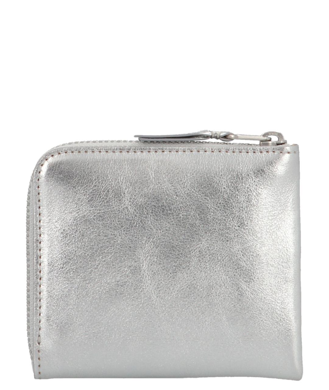 COMME DES GARÇONS WALLET Серебрянный кожаный кошелек, фото 2