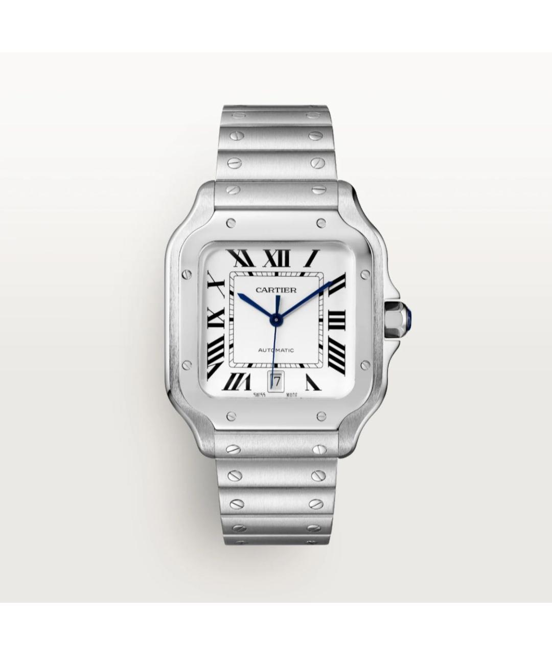 CARTIER Серебряные стальные часы, фото 6