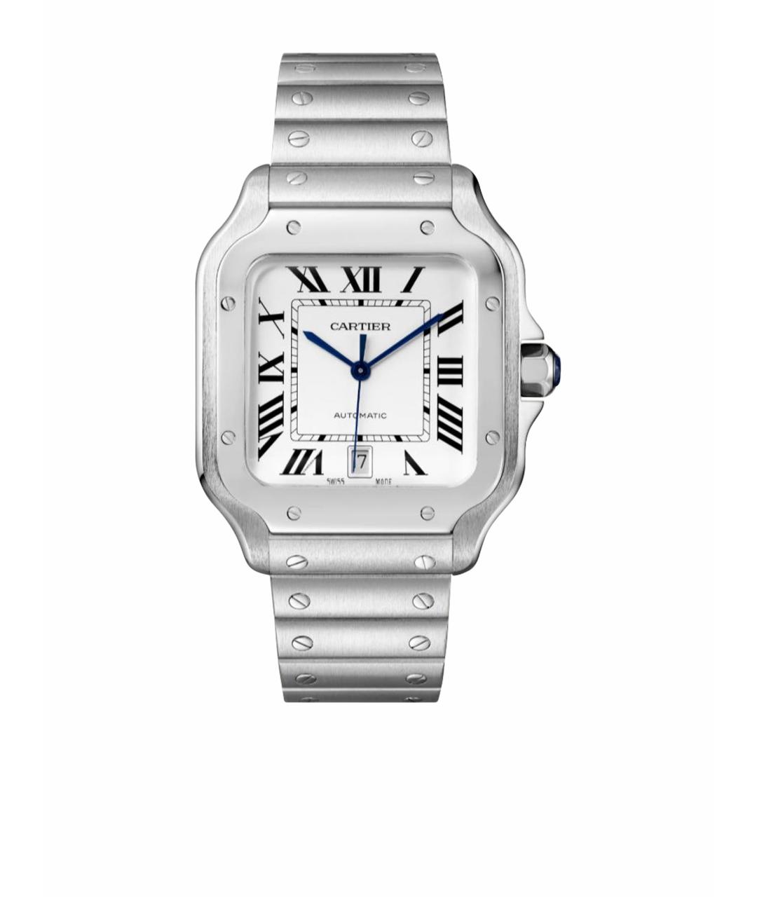 CARTIER Серебряные стальные часы, фото 1