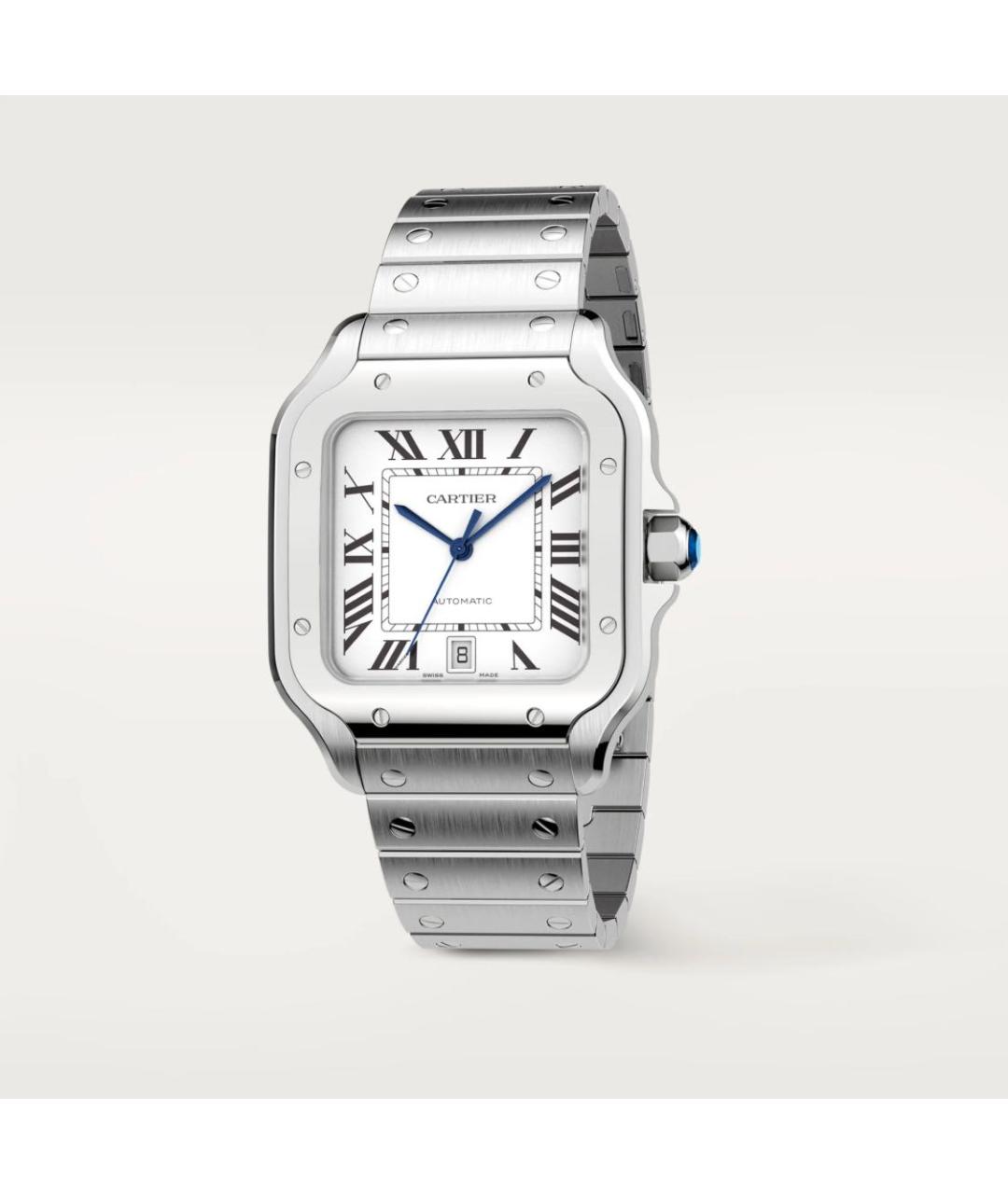 CARTIER Серебряные стальные часы, фото 2