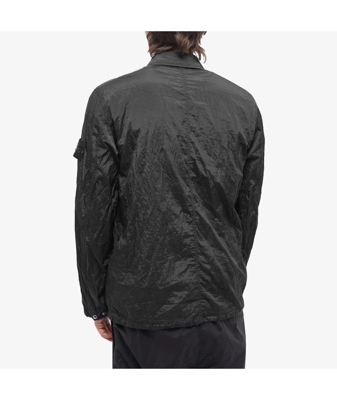STONE ISLAND Черная куртка, фото 3