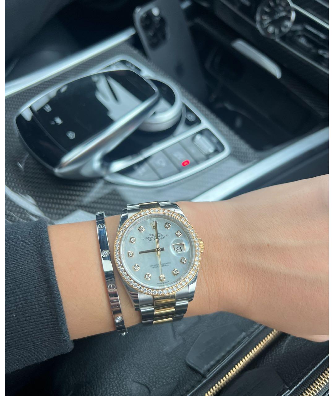 CARTIER Белый браслет из белого золота, фото 8