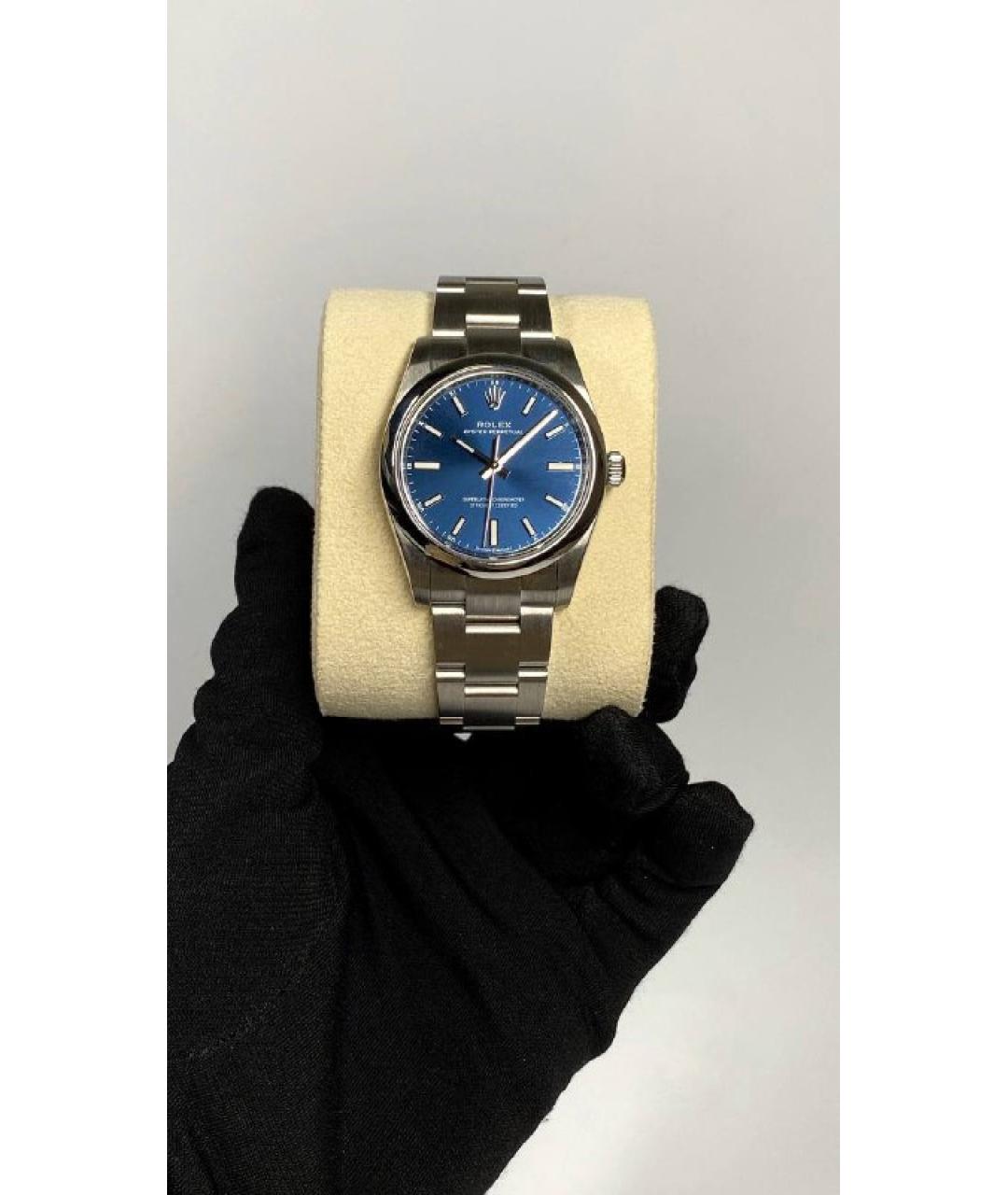 ROLEX Темно-синие часы, фото 2