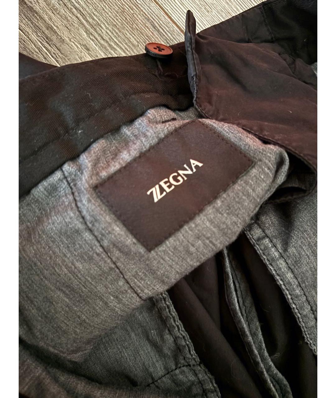 ZEGNA Черные классические брюки, фото 4