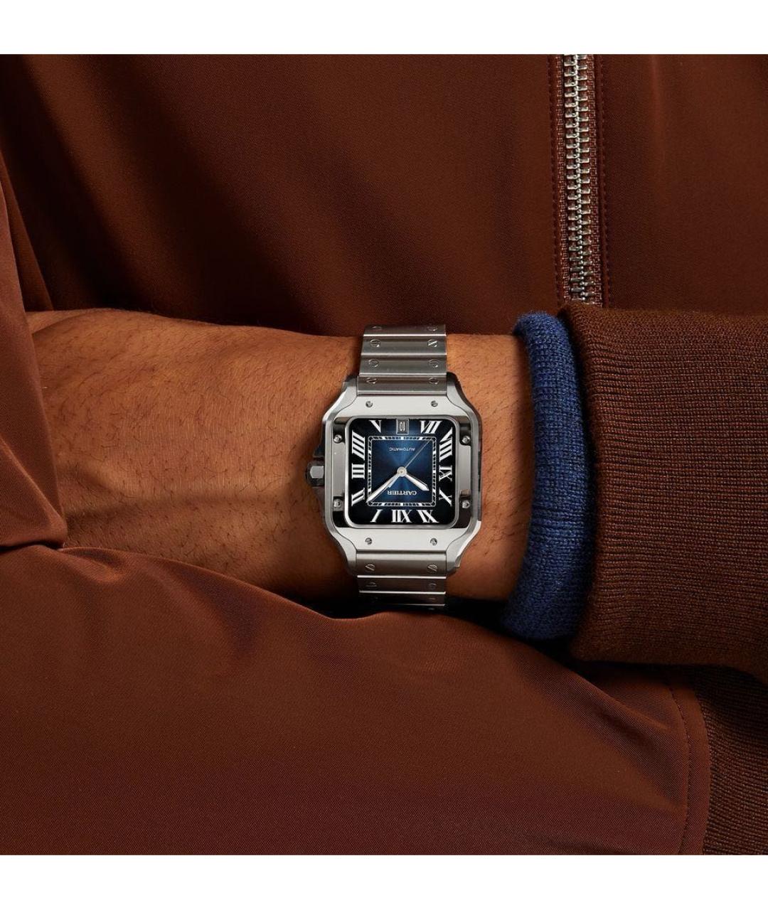 CARTIER Синие часы, фото 4