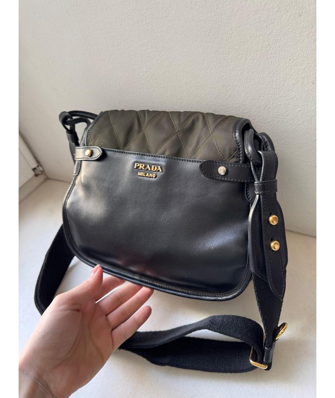 PRADA Хаки сумка через плечо, фото 3