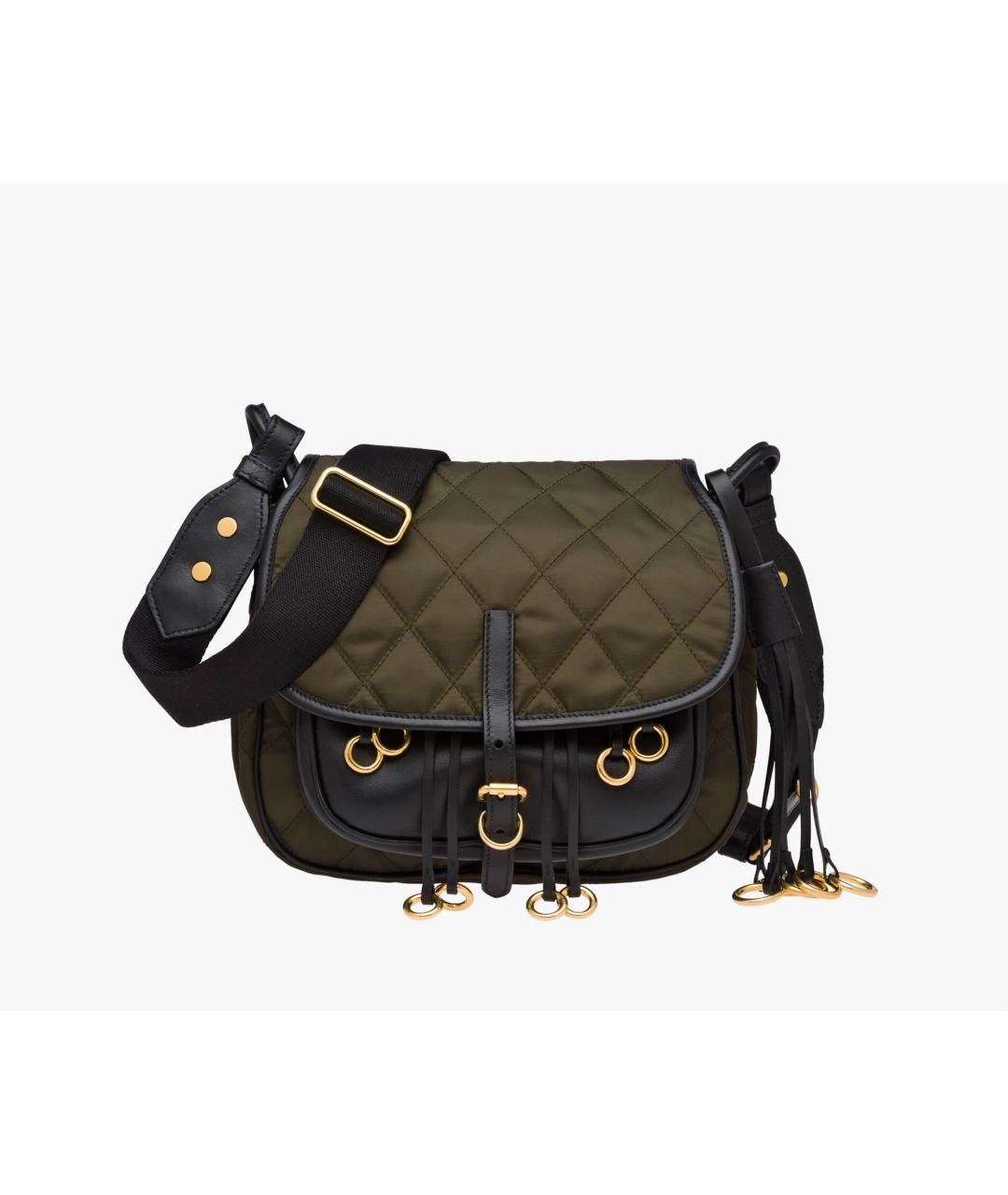 PRADA Хаки сумка через плечо, фото 10