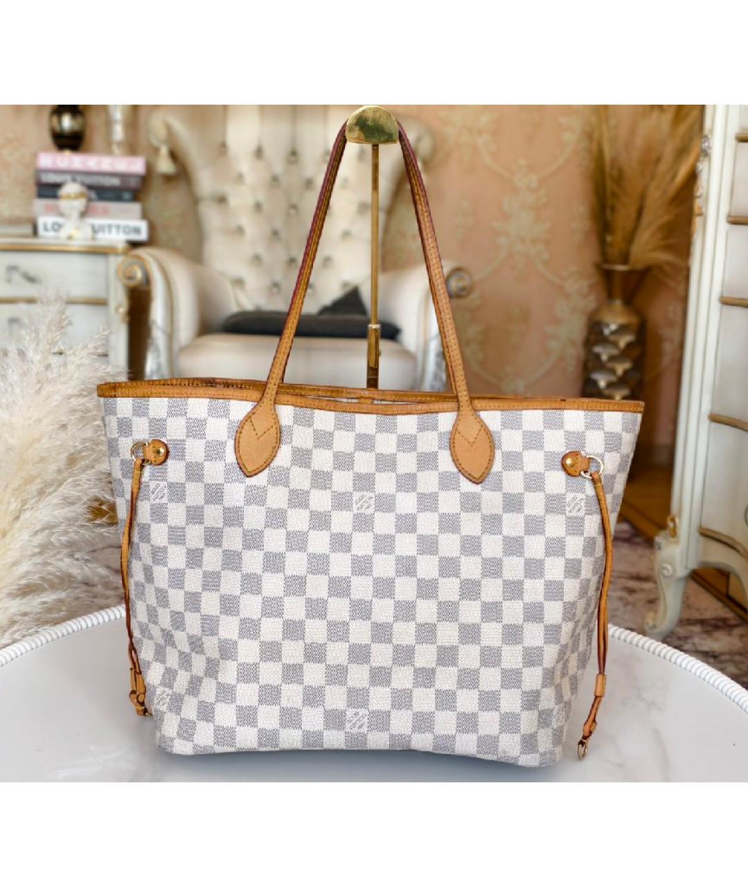 LOUIS VUITTON Бежевая сумка тоут, фото 9