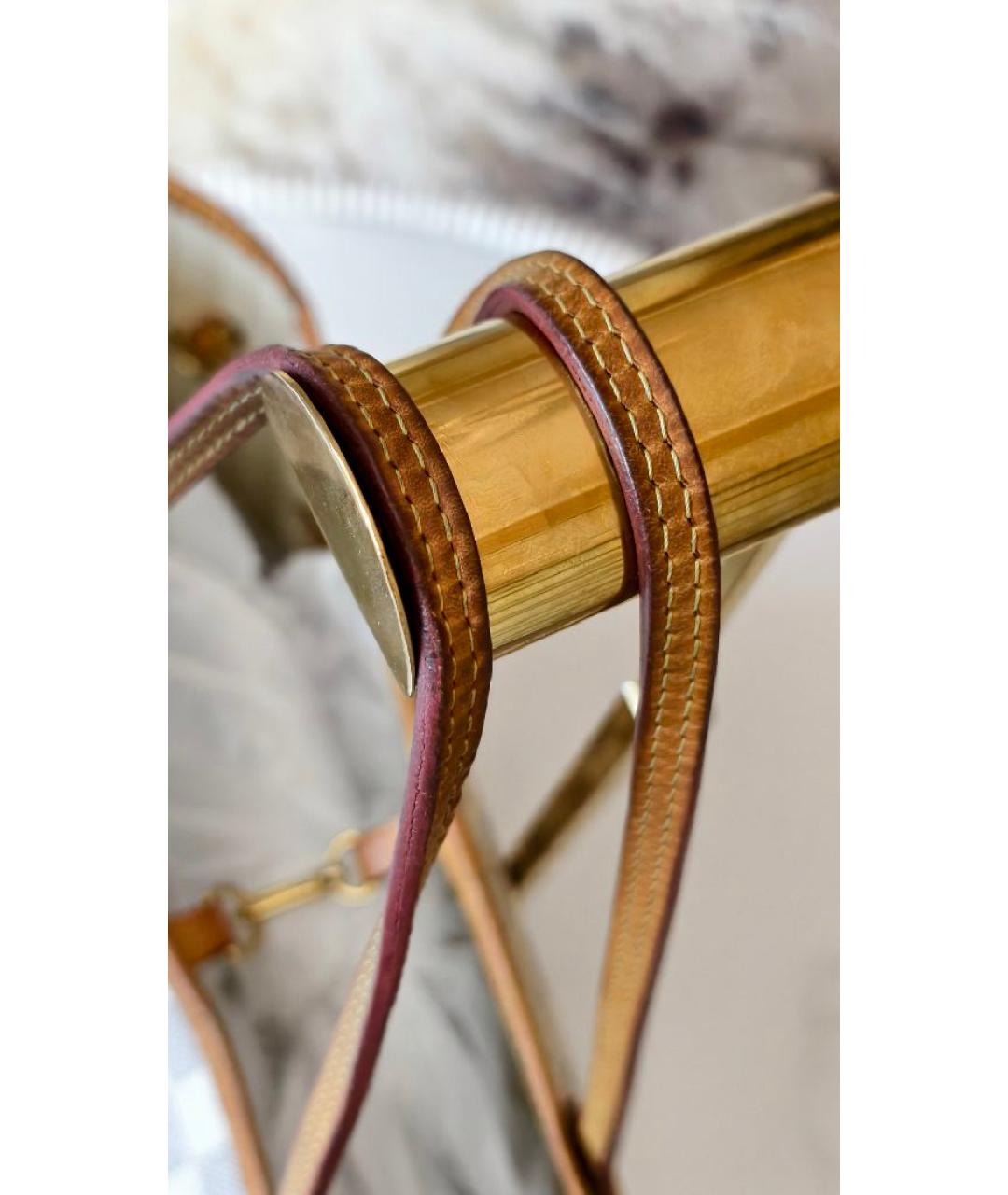 LOUIS VUITTON Бежевая сумка тоут, фото 8