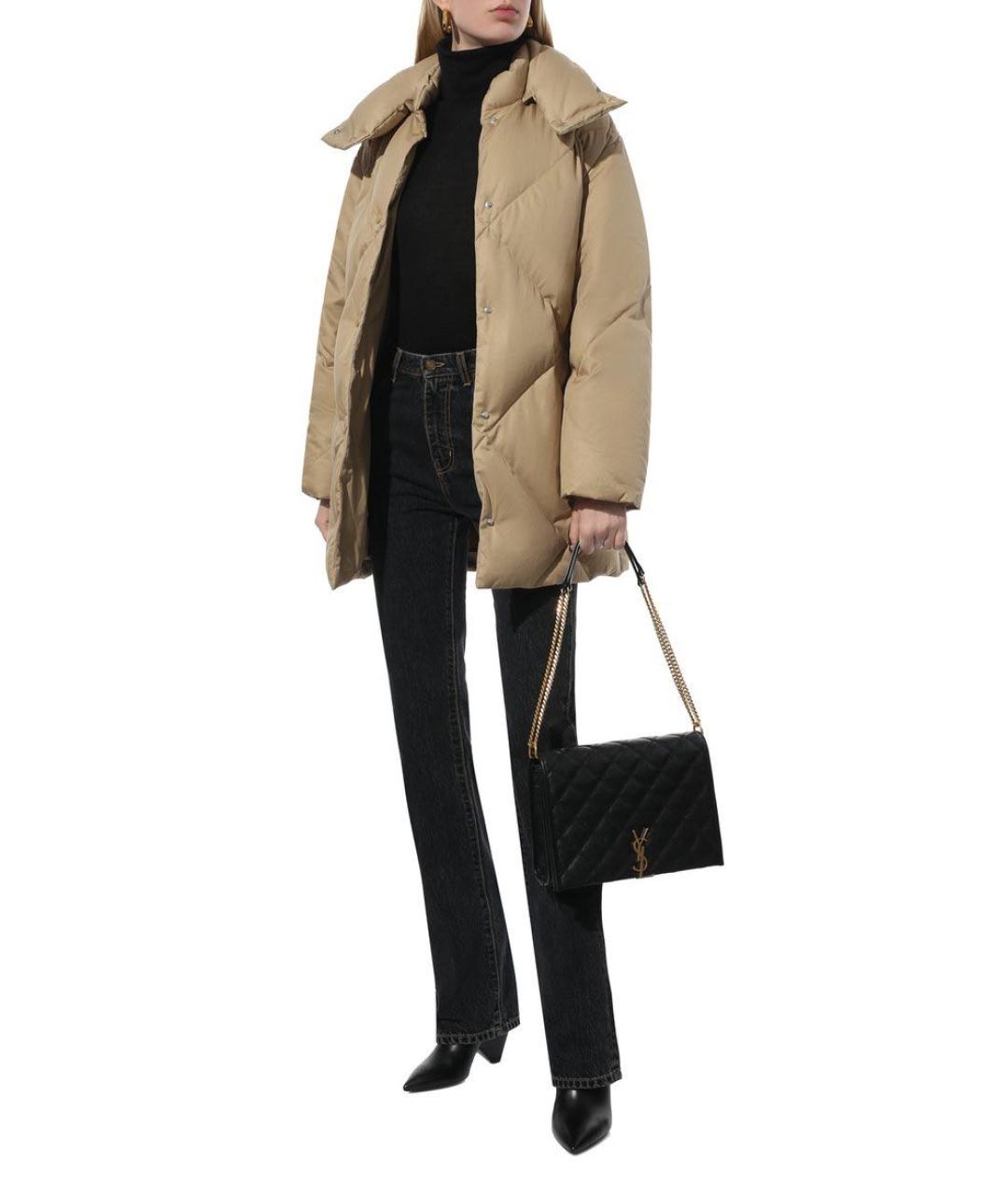 BURBERRY Бежевый шерстяной пуховик, фото 8