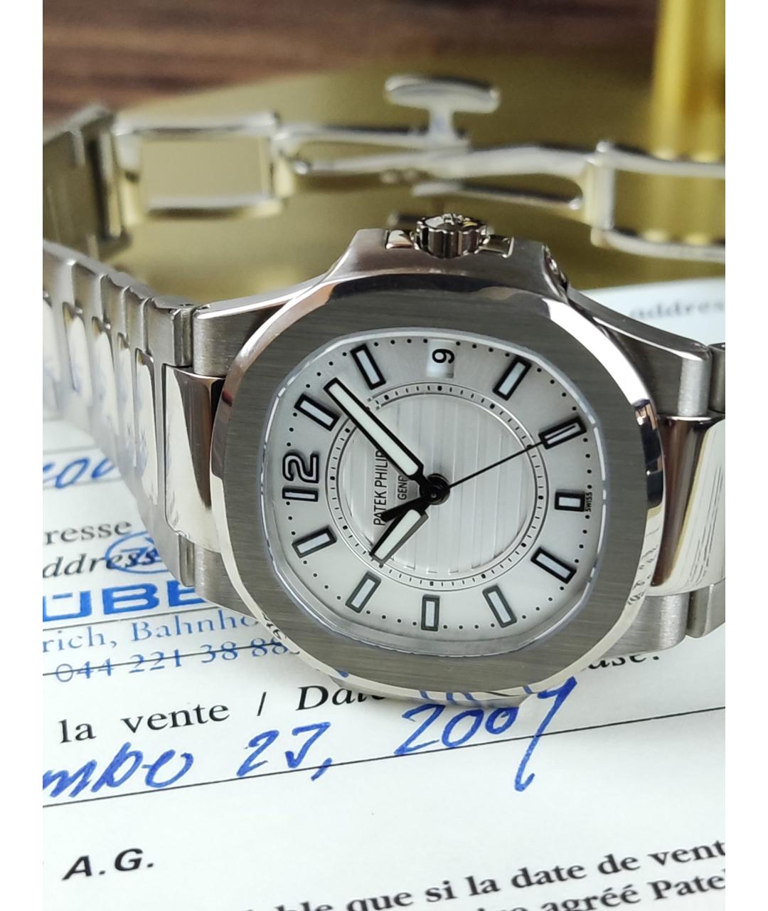 PATEK PHILIPPE Белые часы из белого золота, фото 3