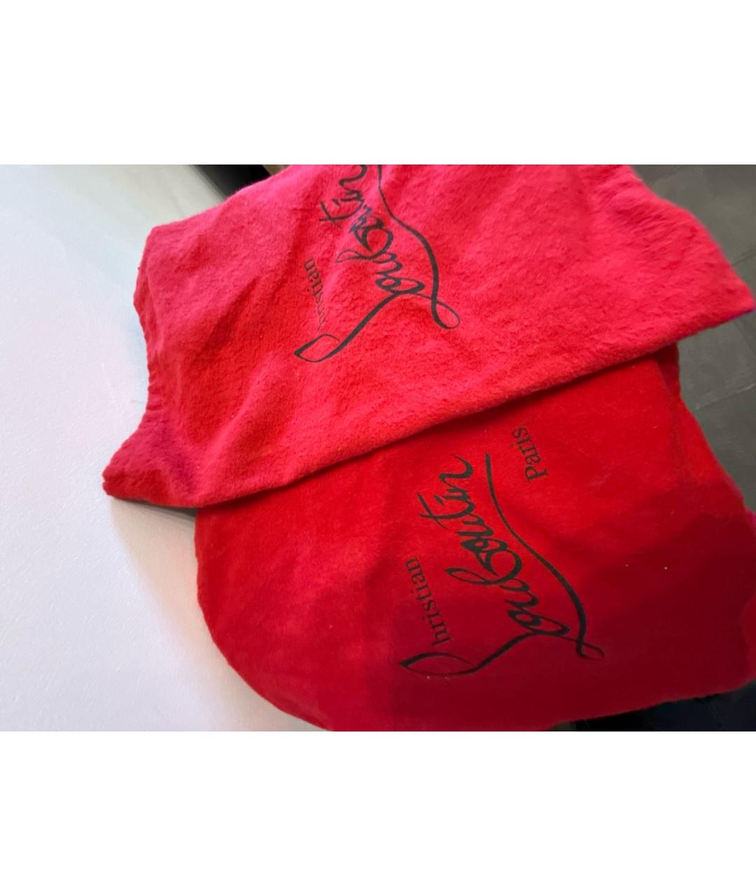 CHRISTIAN LOUBOUTIN Черные кожаные ботинки, фото 7