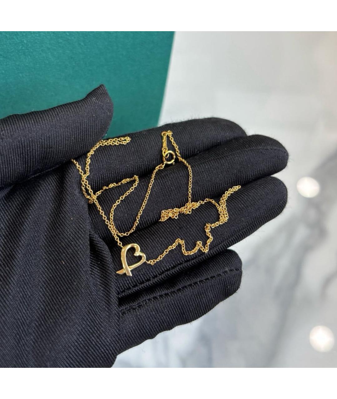 TIFFANY&CO Желтое колье из желтого золота, фото 2