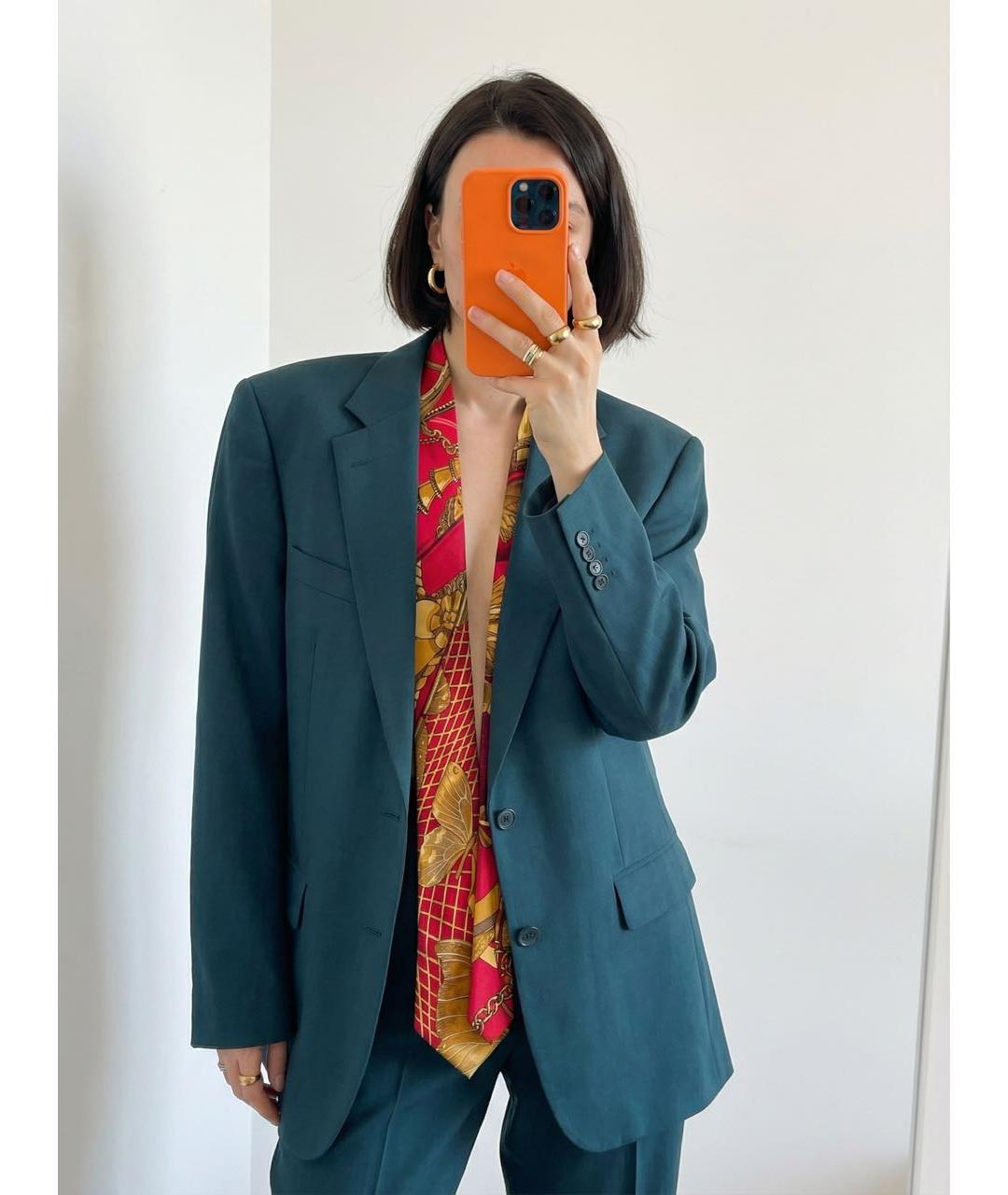 HERMES Мульти шелковый галстук, фото 6