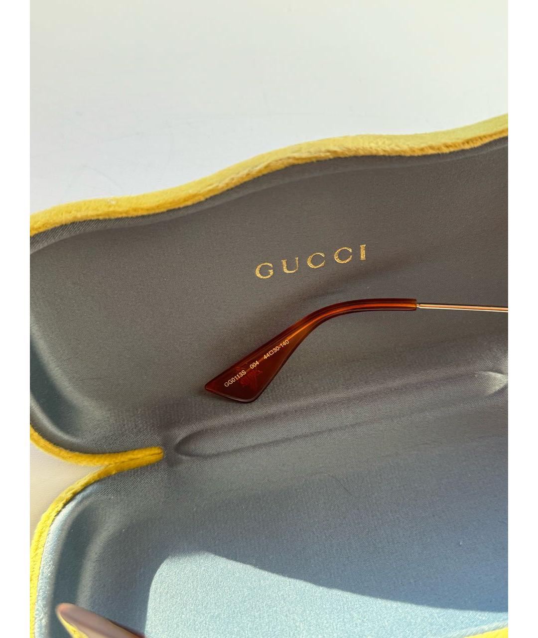 GUCCI Пластиковые солнцезащитные очки, фото 4