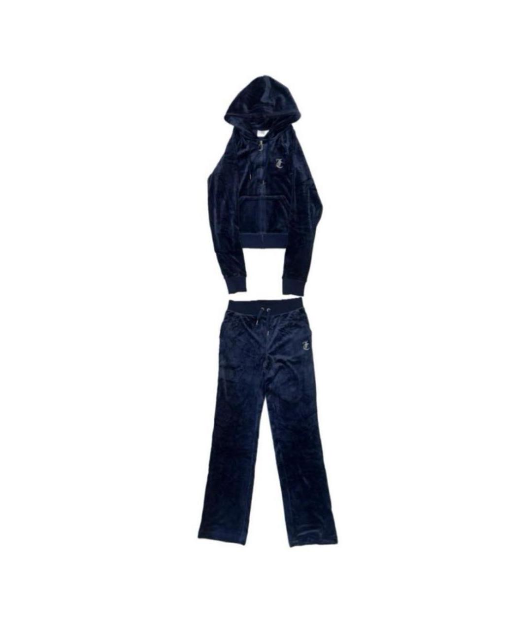 JUICY COUTURE Темно-синий полиэстеровый спортивные костюмы, фото 1