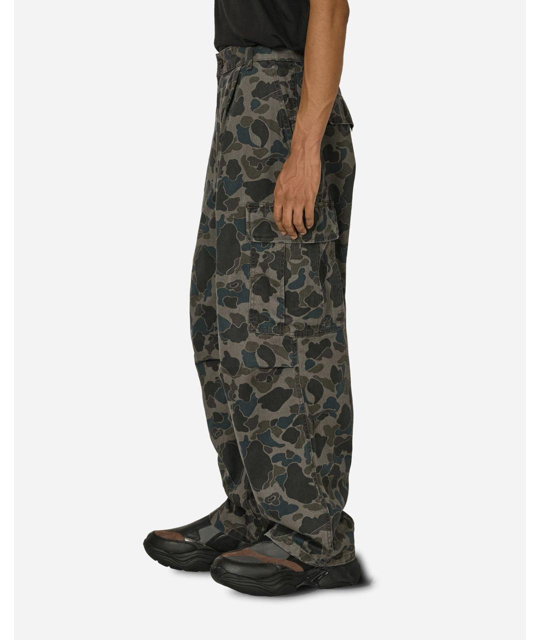 CARHARTT Темно-синие хлопковые брюки широкие, фото 3