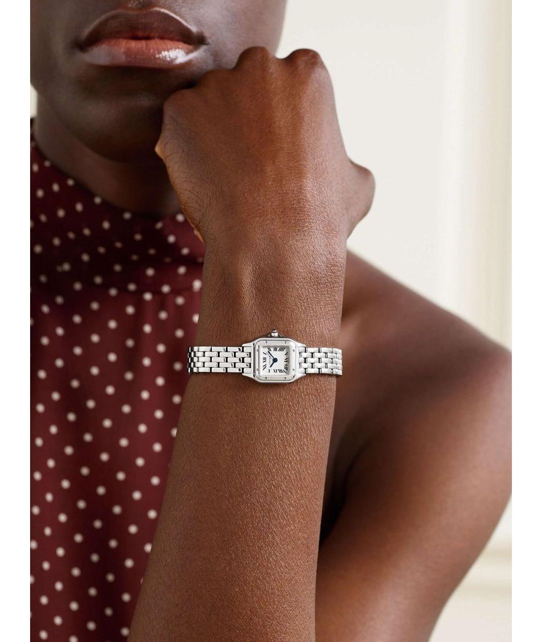 CARTIER Серебряные стальные часы, фото 4