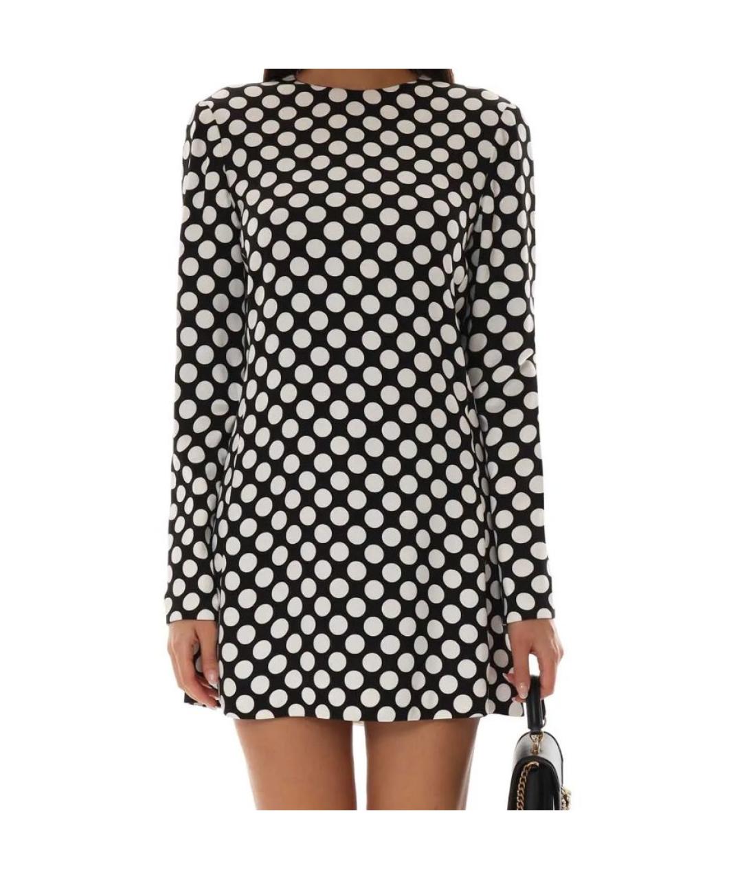 SAINT LAURENT Черное вискозное коктейльное платье, фото 2