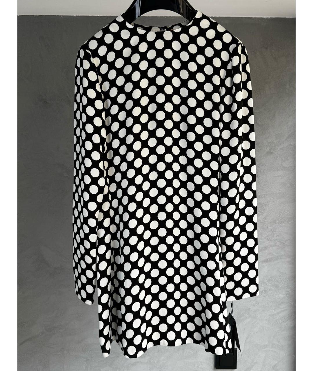 SAINT LAURENT Черное вискозное коктейльное платье, фото 4