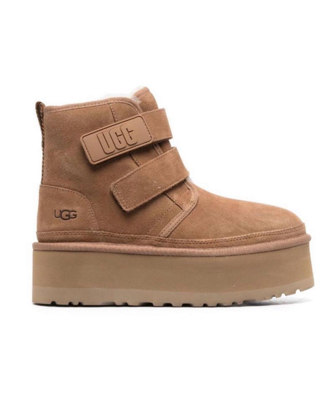 UGG AUSTRALIA Коричневые замшевые ботинки, фото 1