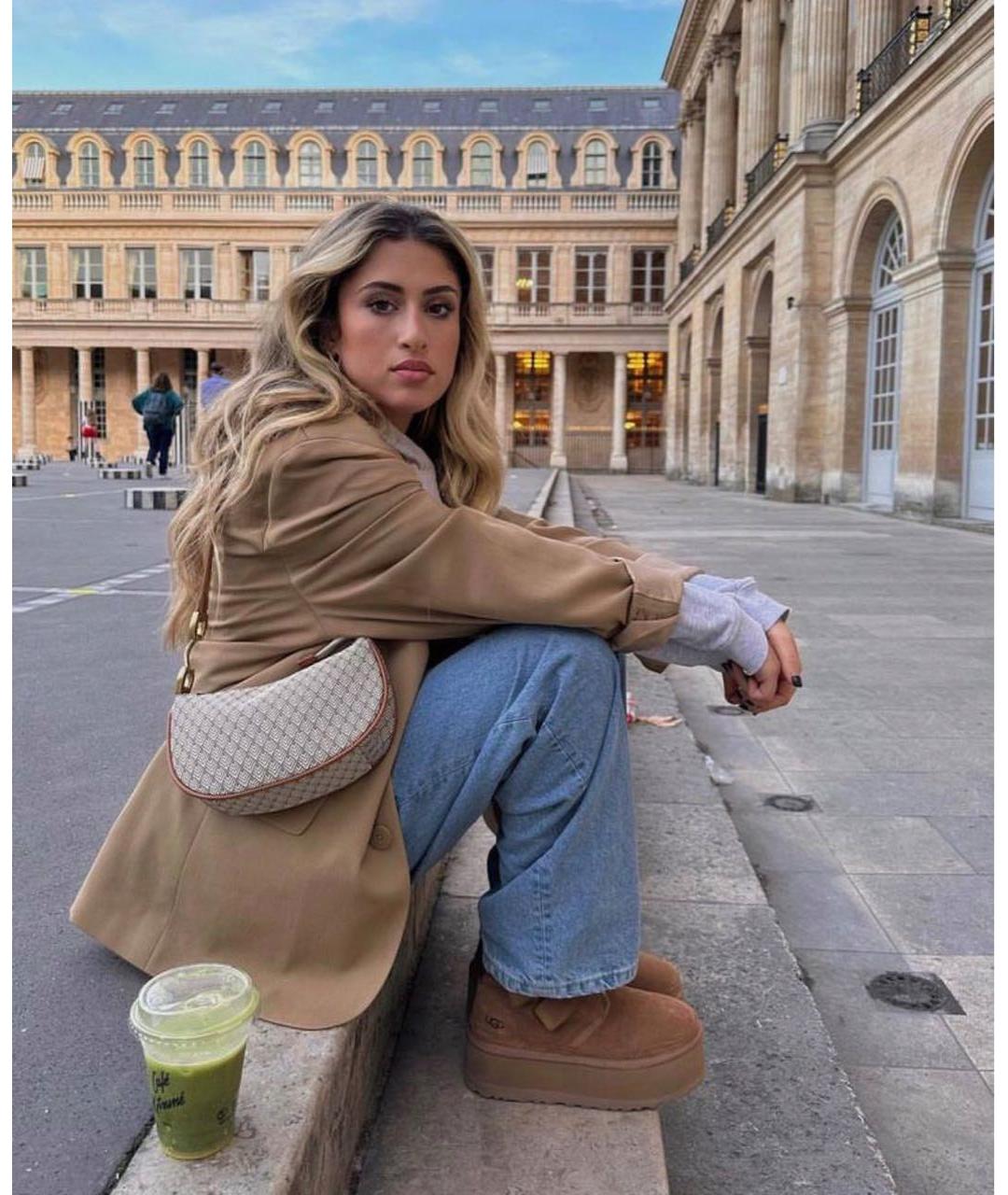 UGG AUSTRALIA Коричневые замшевые ботинки, фото 2