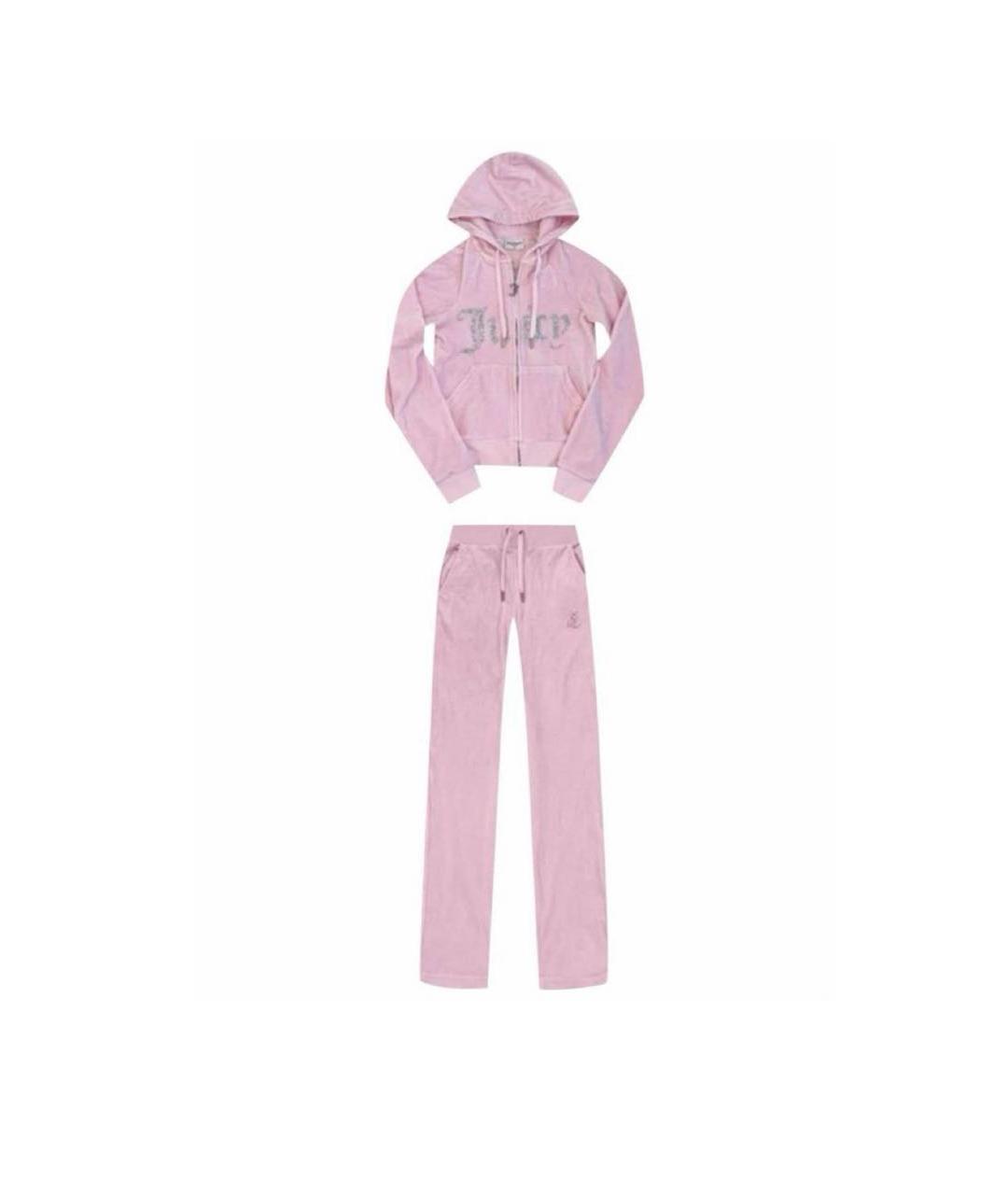 JUICY COUTURE Розовый полиэстеровый спортивные костюмы, фото 1