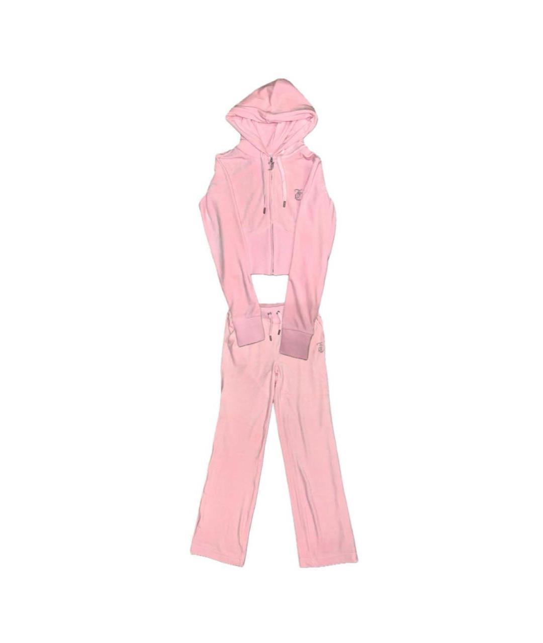 JUICY COUTURE Розовый полиэстеровый спортивные костюмы, фото 1