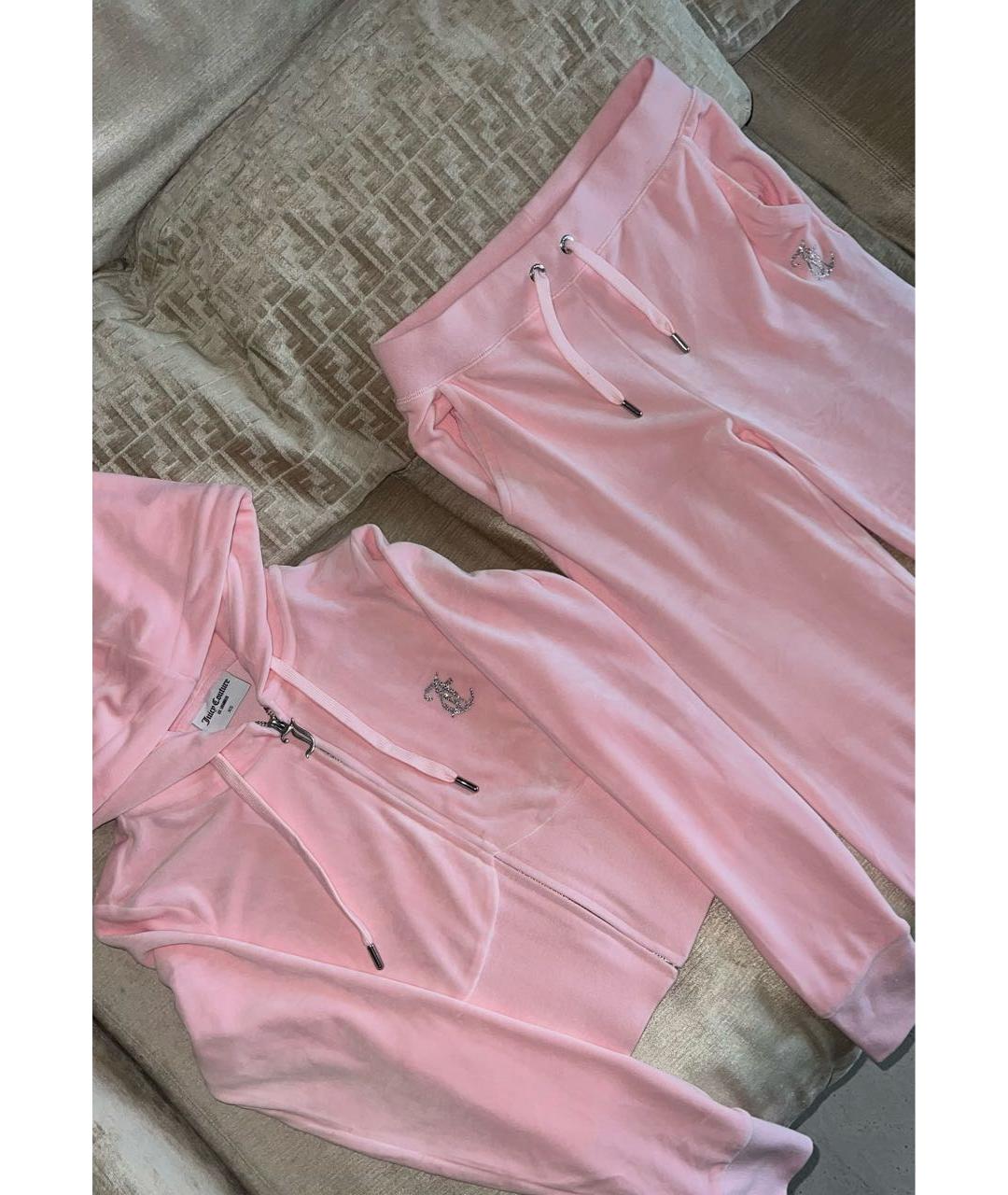 JUICY COUTURE Розовый полиэстеровый спортивные костюмы, фото 2