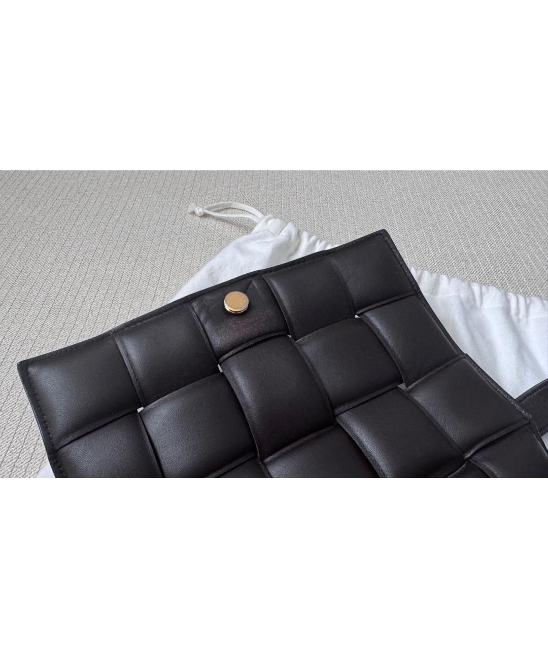 BOTTEGA VENETA Коричневая кожаная сумка через плечо, фото 3