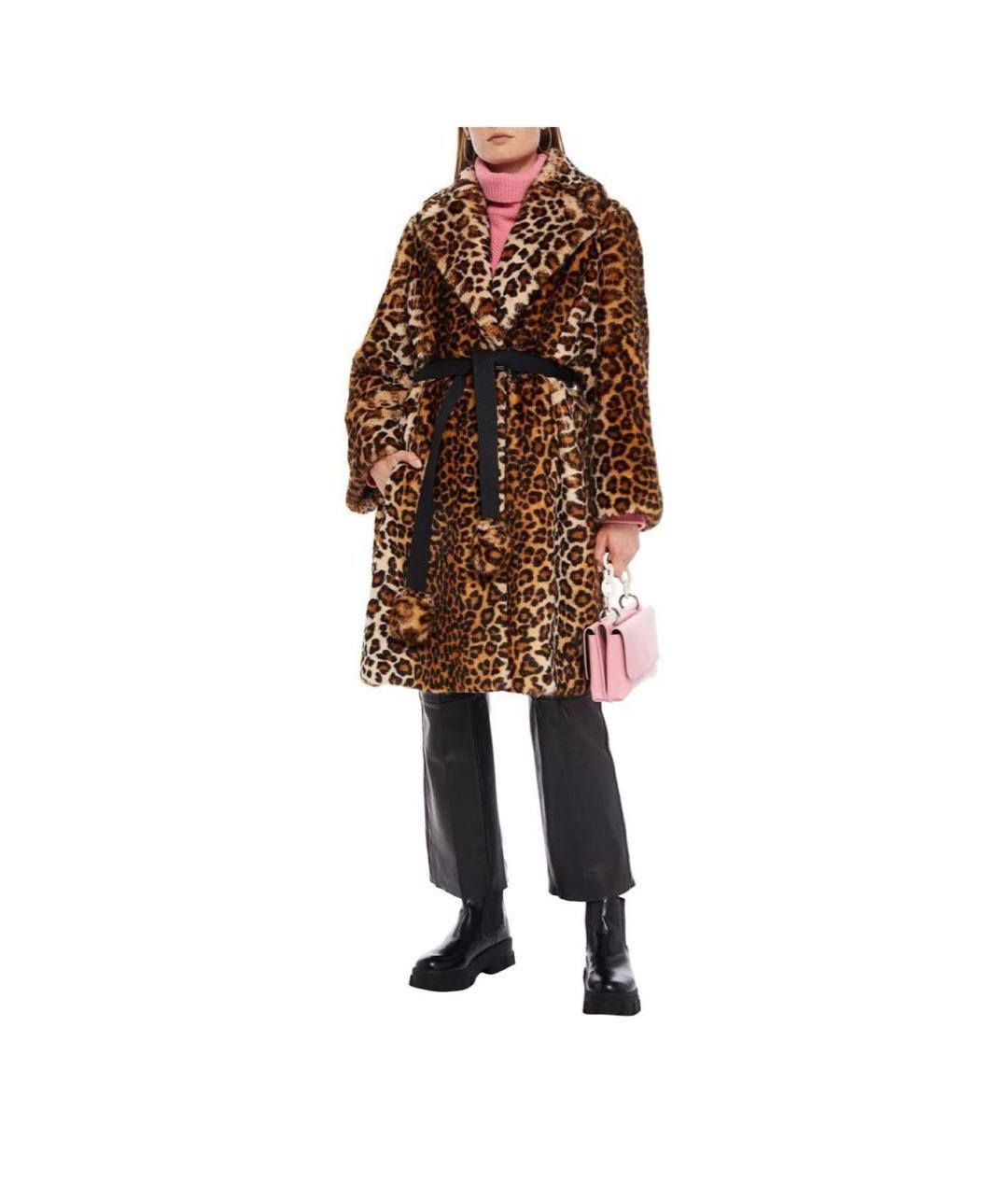 MARC JACOBS Коричневая меховая шуба, фото 2