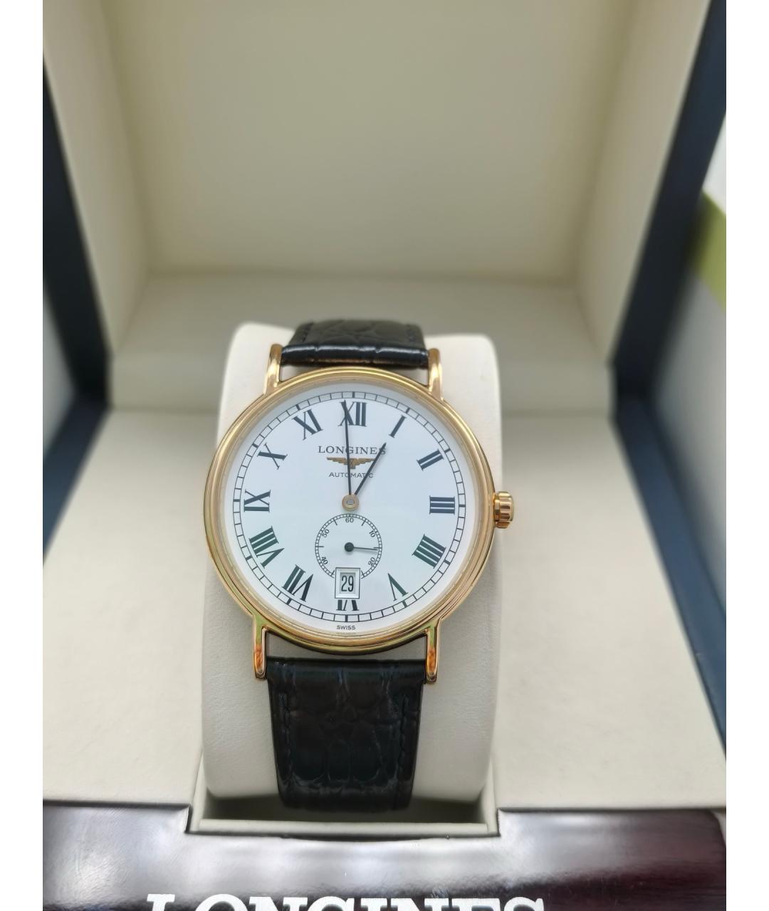LONGINES Белые металлические часы, фото 3