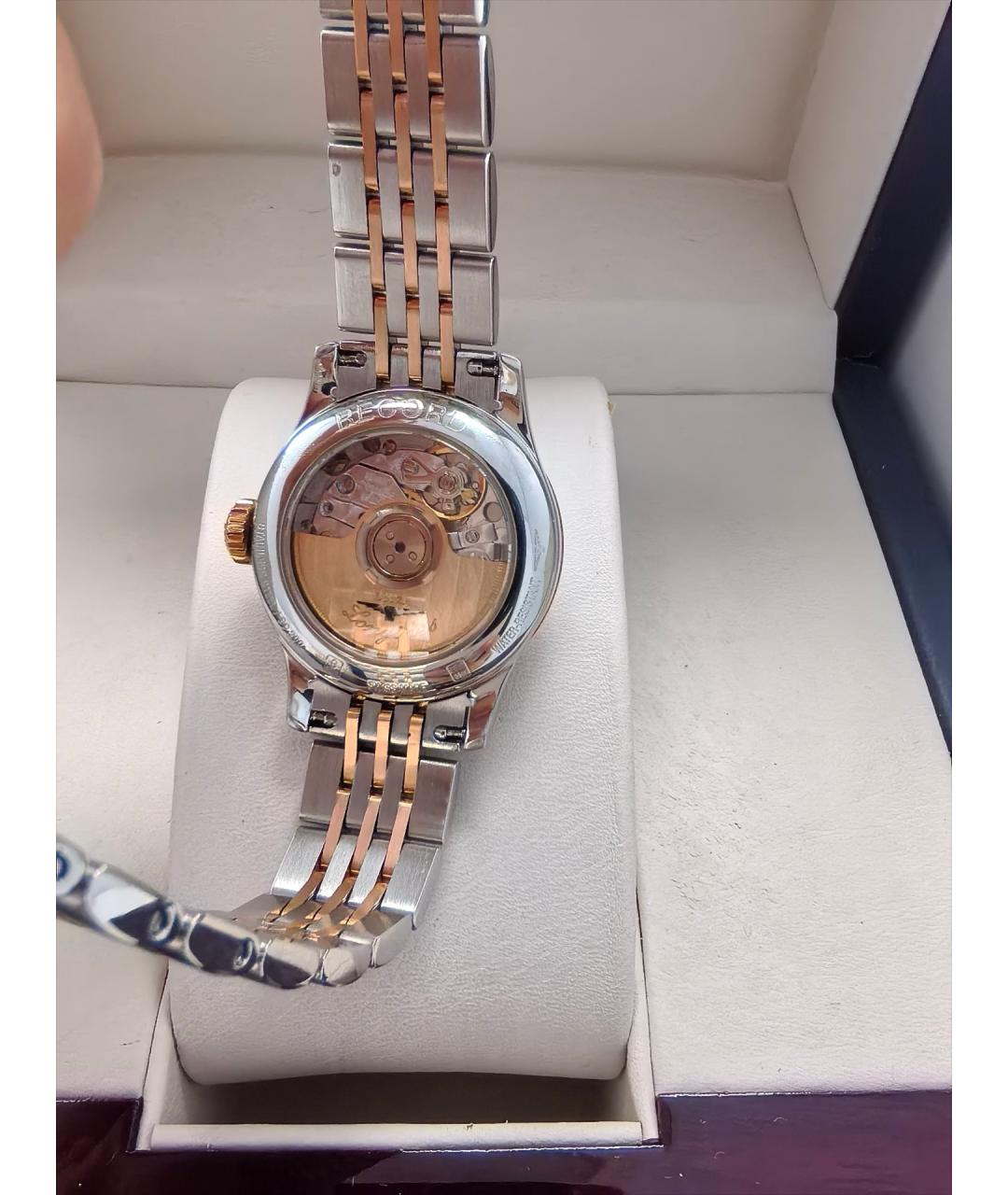 LONGINES Белые часы из розового золота, фото 3