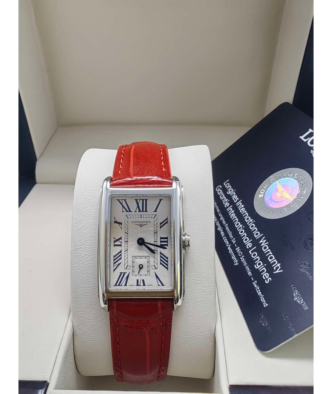 LONGINES Белые стальные часы, фото 7
