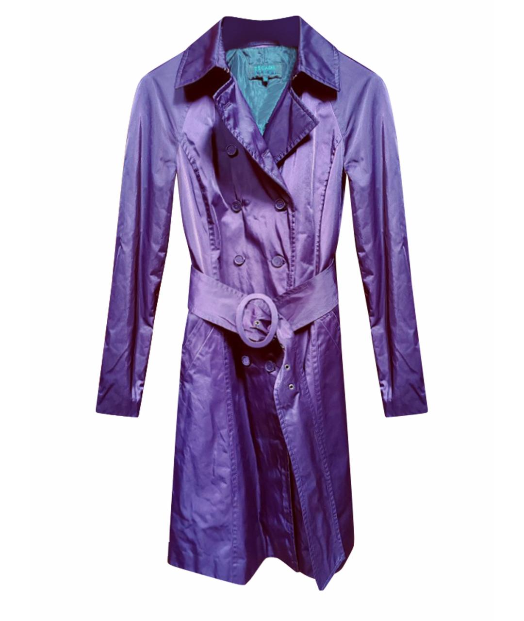 ESCADA Фиолетовый полиэстеровый тренч/плащ, фото 1