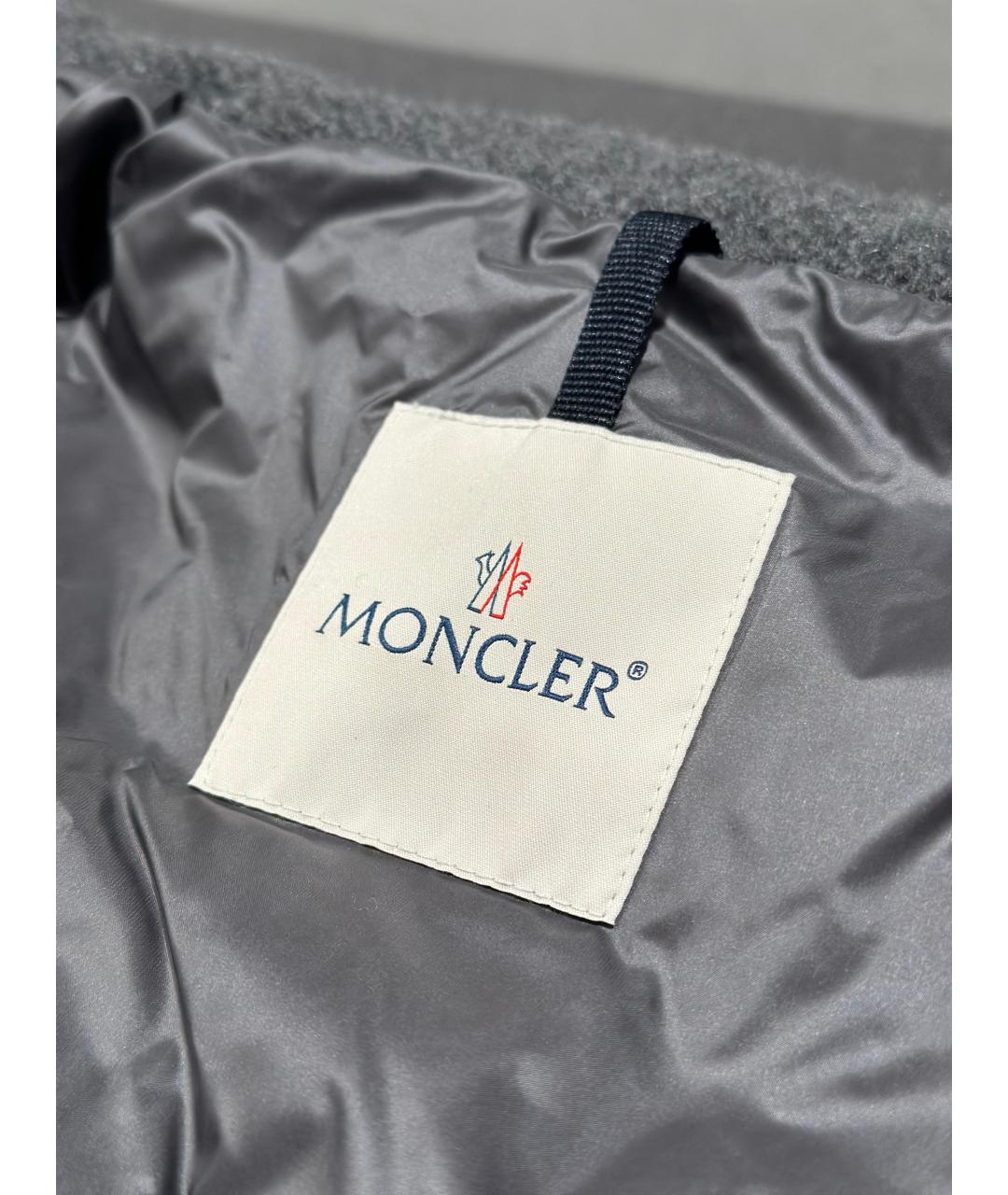 MONCLER Антрацитовая кашемировая куртка, фото 3
