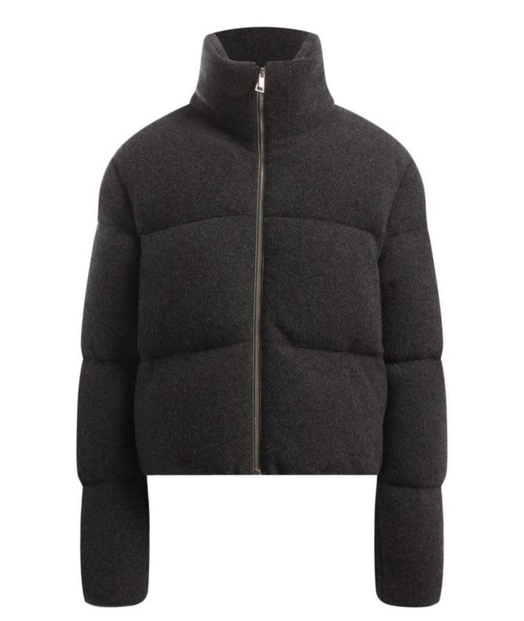 MONCLER Антрацитовая кашемировая куртка, фото 1