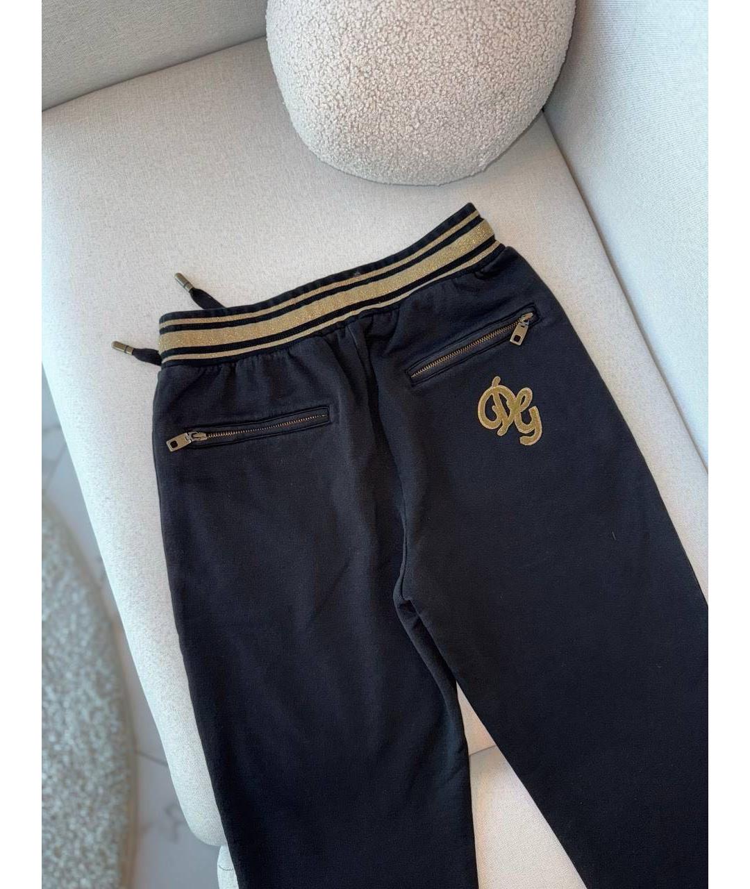 DOLCE&GABBANA Черные спортивные брюки и шорты, фото 8