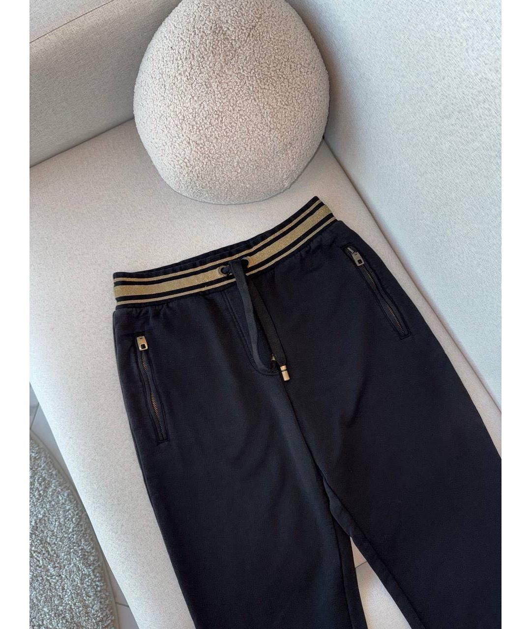 DOLCE&GABBANA Черные спортивные брюки и шорты, фото 7