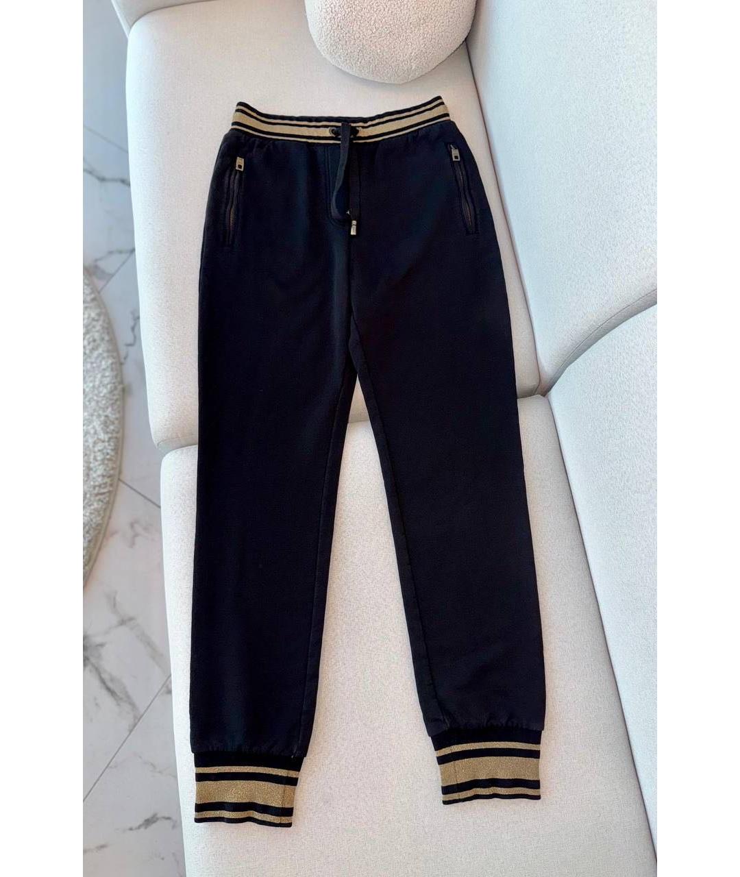 DOLCE&GABBANA Черные спортивные брюки и шорты, фото 9