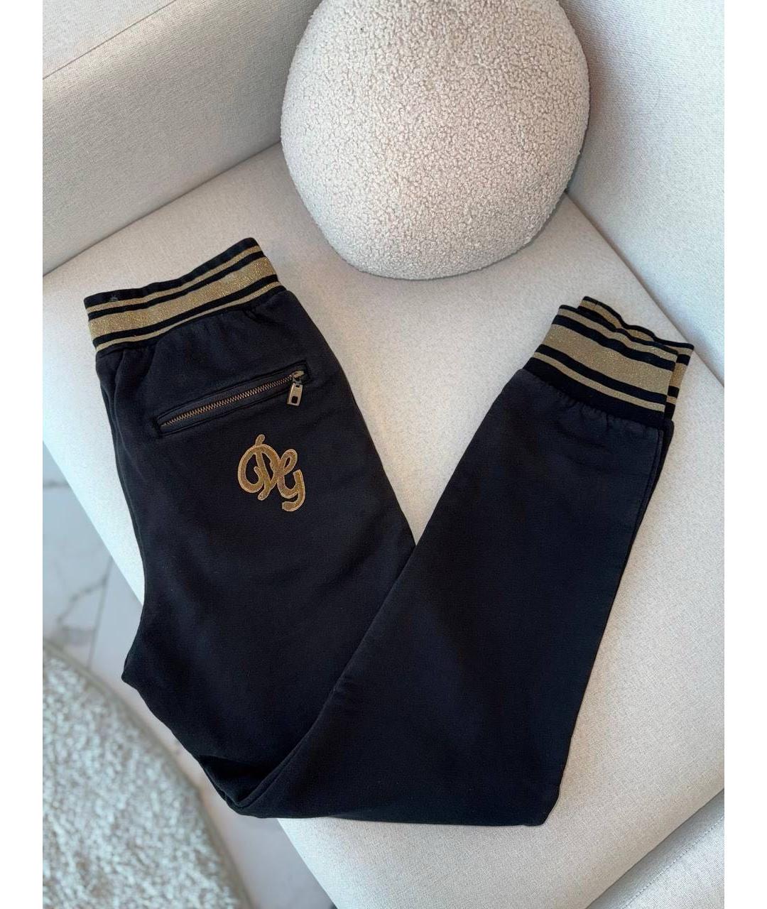 DOLCE&GABBANA Черные спортивные брюки и шорты, фото 6