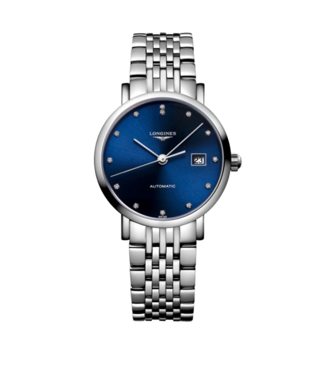 LONGINES Темно-синие металлические часы, фото 1