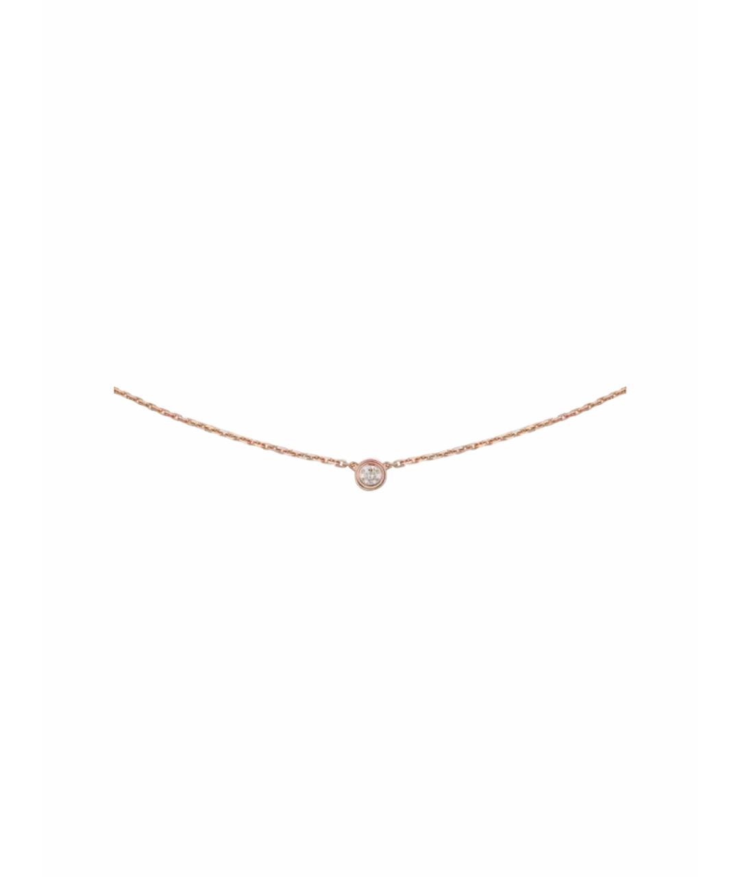 CARTIER Розовое колье из розового золота, фото 1