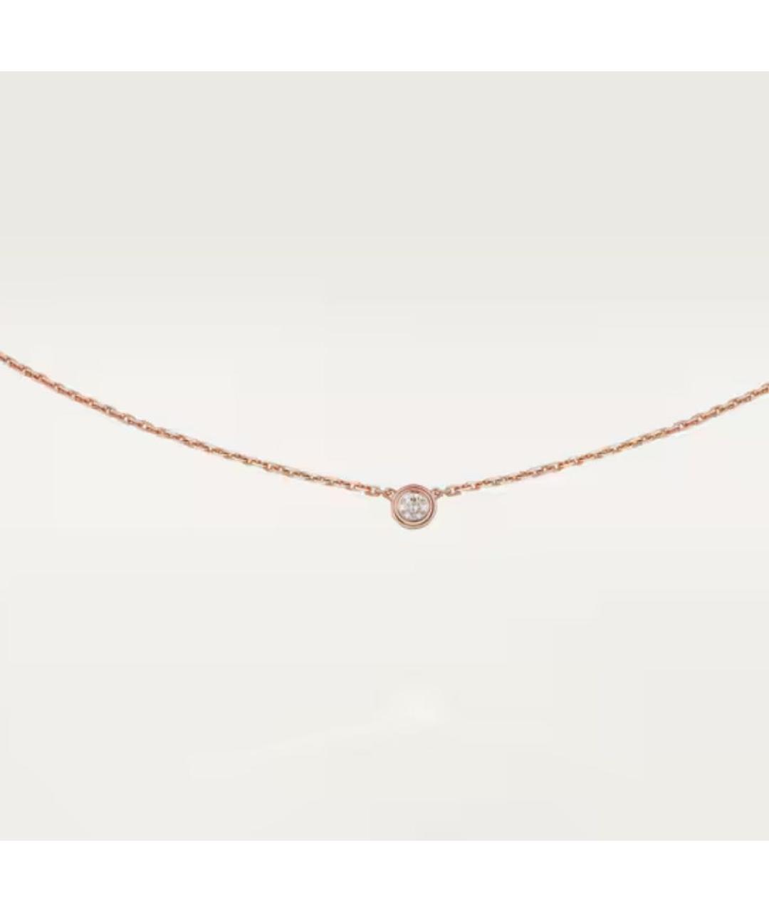 CARTIER Розовое колье из розового золота, фото 4