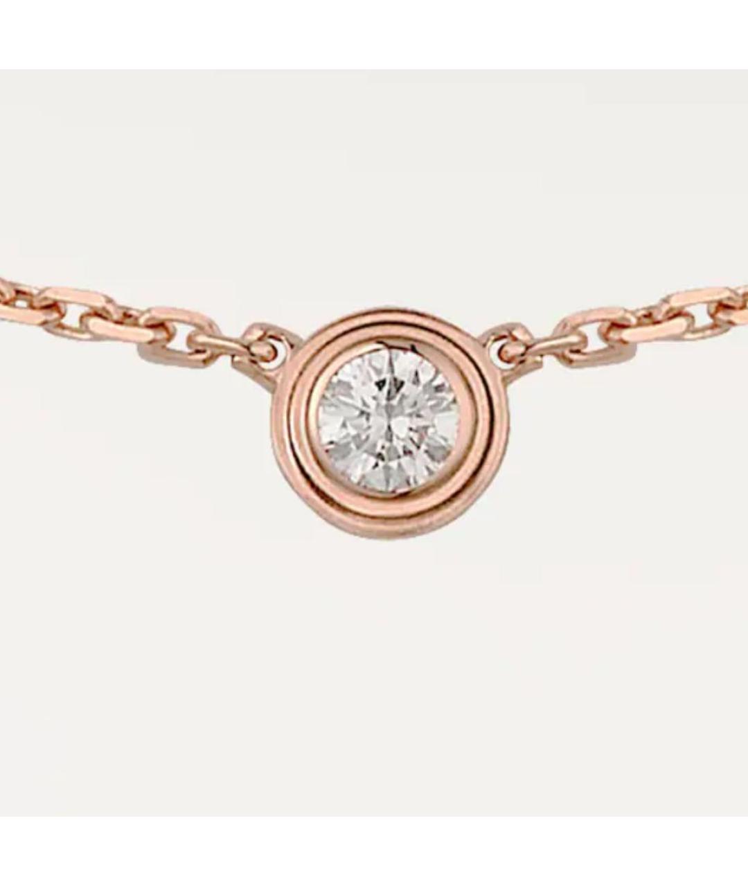CARTIER Розовое колье из розового золота, фото 2